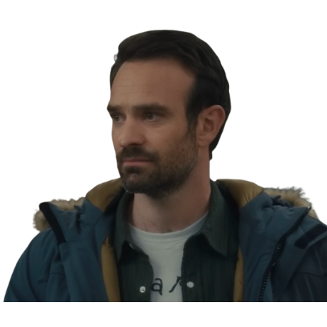 Merv Charlie Cox Blue Parka Jacket
