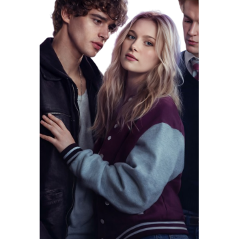 Mia Jenkins Love Me Varsity Jacket