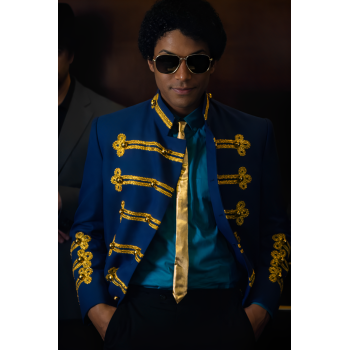 Michael Jaafar Jackson Blue Jacket