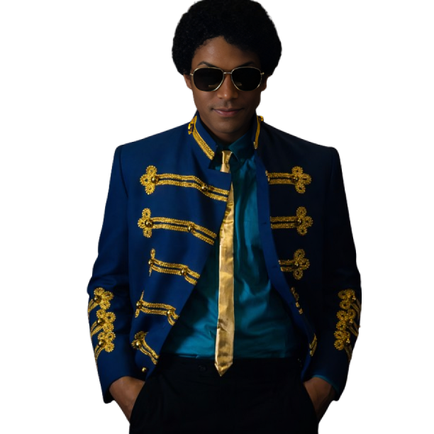 Michael Jaafar Jackson Blue Jacket