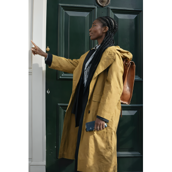Michaela Coel The Christophers Mustard Coat
