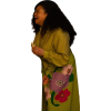 Michelle Buteau Spa Weekend Green Floral Skirt Set