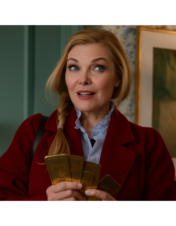 Michelle Pfeiffer Oh What Fun Red Coat