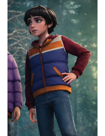 Mike Wheeler Stranger Things Tales Puffer Vest