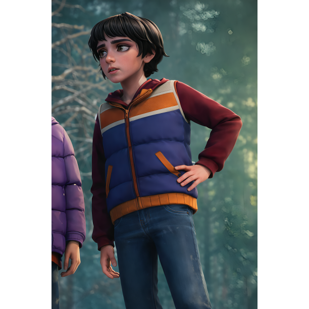 Mike Wheeler Stranger Things Tales Puffer Vest