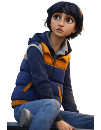 Mike Wheeler Stranger Things Tales Puffer Vest