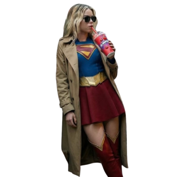 Milly Alcock Supergirl Kara Zor El Coat