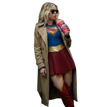 Milly Alcock Supergirl Kara Zor El Coat
