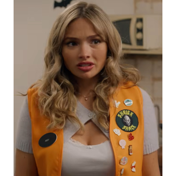 Natalie Alyn Lind Halloween Store 2026 Orange Vest
