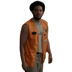 Natalie Alyn Lind Halloween Store 2026 Orange Vest