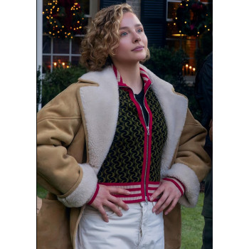 Oh What Fun Chloe Grace Moretz Shearling Coat