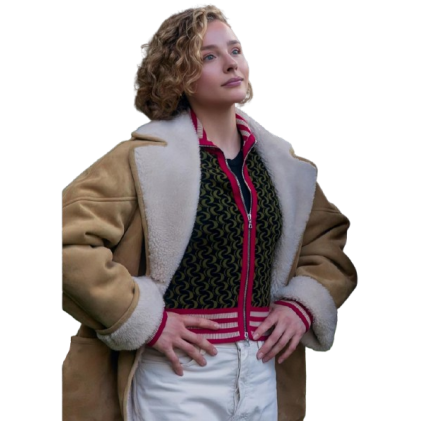 Oh What Fun Chloe Grace Moretz Shearling Coat