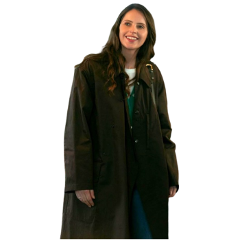 Oh What Fun Felicity Jones Trench Coat