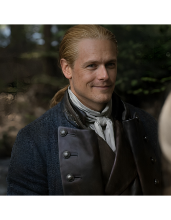 Outlander Jamie Fraser Blue Long Coat
