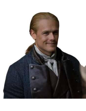 Outlander Jamie Fraser Blue Long Coat