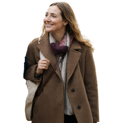 Poetic License 2026 Leslie Mann Long Coat