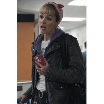 Rose Byrne Tow Leather Jacket