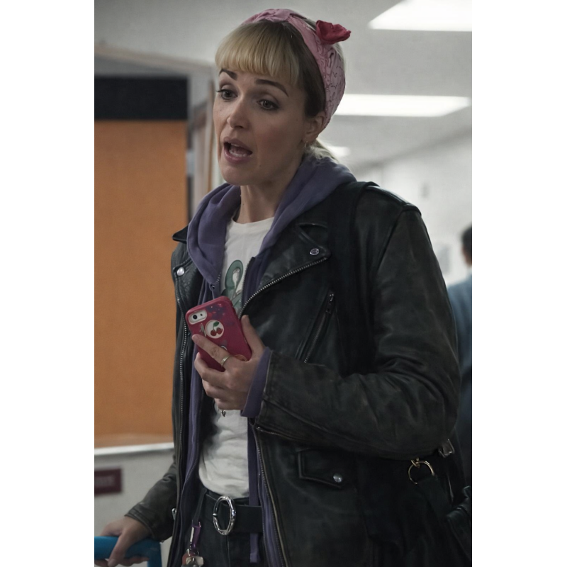 Rose Byrne Tow Leather Jacket