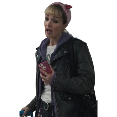 Rose Byrne Tow Leather Jacket