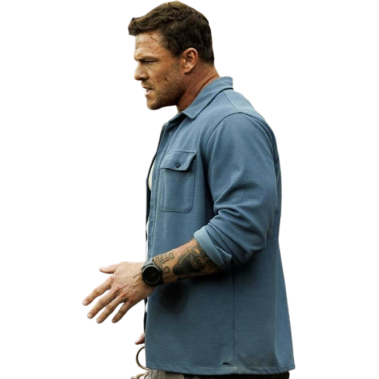 Runner Alan Ritchson Shacket
