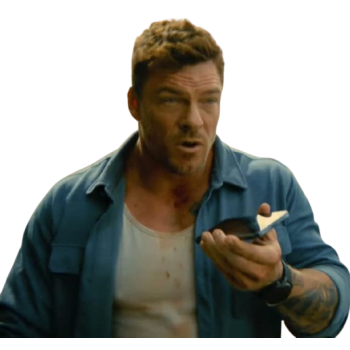 Runner Alan Ritchson Shacket