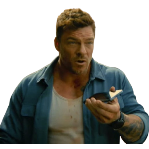 Runner Alan Ritchson Shacket