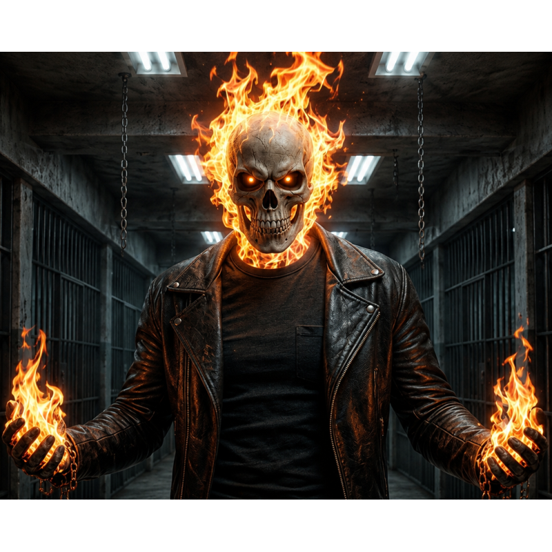 Ryan Gosling Ghost Rider jacket