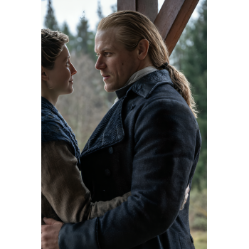 Sam Heughan Outlander Blue Coat