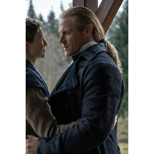 Sam Heughan Outlander Blue Coat