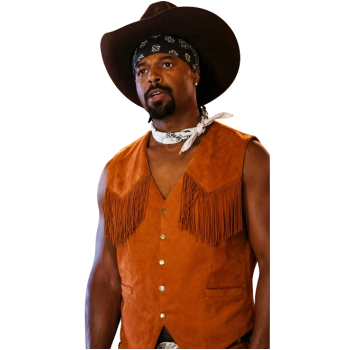 Shawn Wayans Scary Movie 6 Suede Fringe Vest