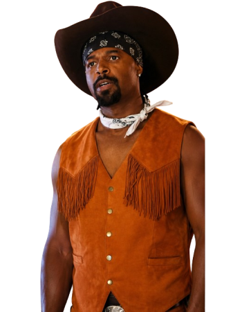 Shawn Wayans Scary Movie 6 Suede Fringe Vest