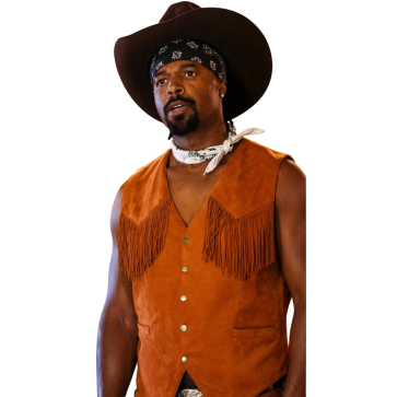Shawn Wayans Scary Movie 6 Suede Fringe Vest