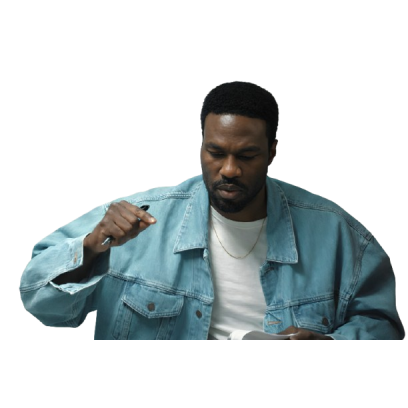 Simon Williams Wonder Man Blue Denim Jacket