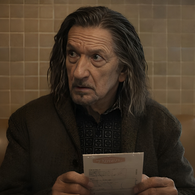 Sir Ben Kingsley Wonder Man Brown Jacket