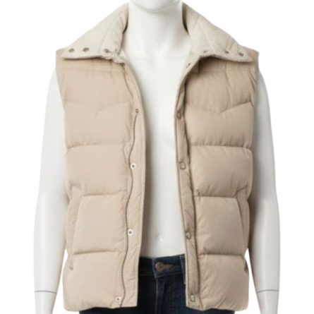 Smokey and the Bandit 1977 Beige Puffer Vest