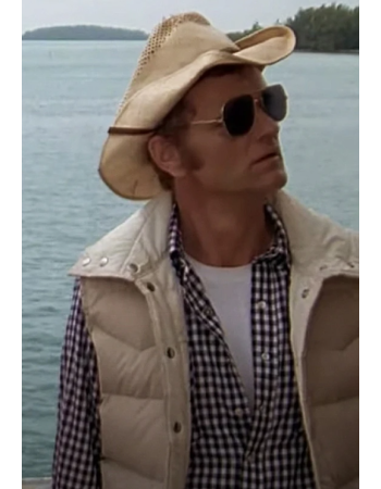 Smokey and the Bandit 1977 Beige Puffer Vest