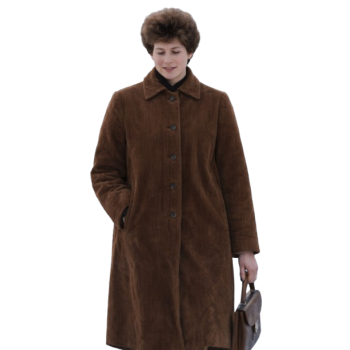 Star City Lyudmilla Brown Corduroy Coat