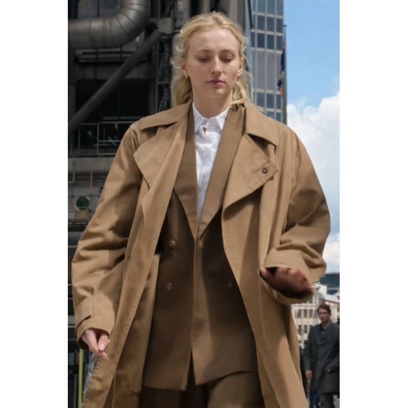 Steal Sophie Turner Trench Coat
