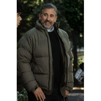 Steve Carell Rooster Puffer Jacket