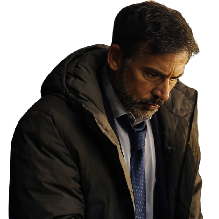 Steve Carell Rooster Puffer Jacket