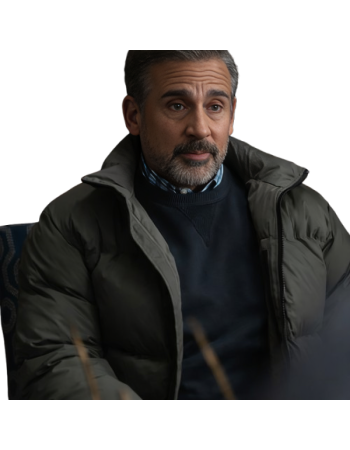 Steve Carell Rooster Puffer Jacket