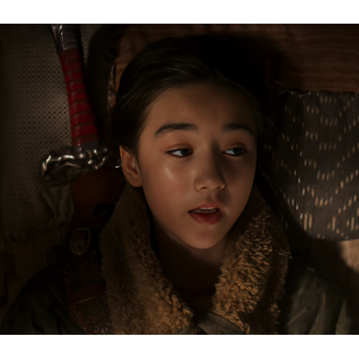 Supergirl Eve Ridley Shearling Bomber Jacket