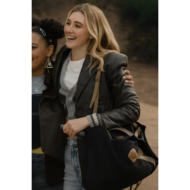 Tatum Prescott Scream Leather Coat