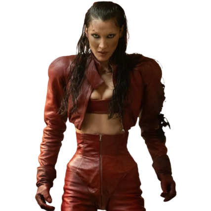 The Beauty Bella Hadid Leather Jacket