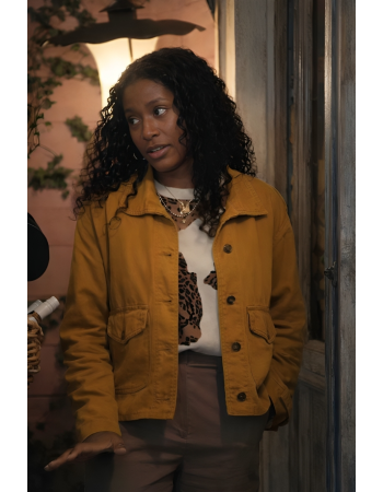 The Burbs Keke Palmer Yellow Jacket