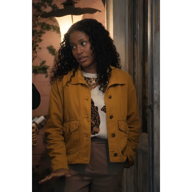 The Burbs Keke Palmer Yellow Jacket