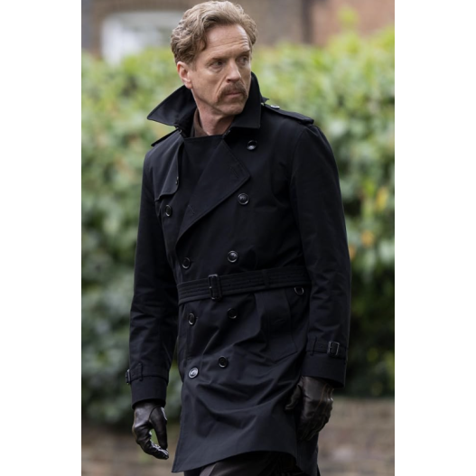 The Runner Damian Lewis Black Trench Coat