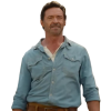 The Sheep Detectives Hugh Jackman Blue Shirt