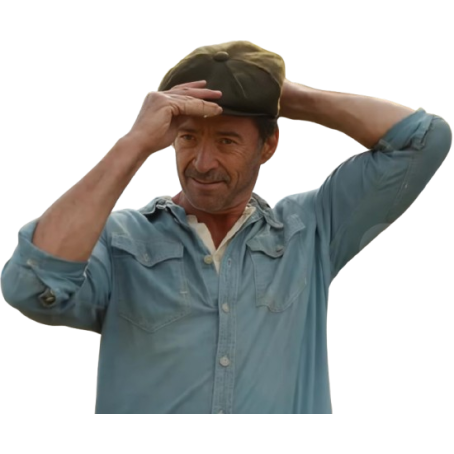 The Sheep Detectives Hugh Jackman Blue Shirt