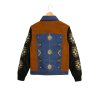 The Voice Reba McEntire Embroidered Suede Denim Jacket